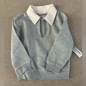 Old Navy Kids Gray Sweatshirt with White Collar